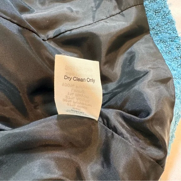 CAbi Wool Blend Turquoise Blue Button Up Jacket Blazer Lined Womens 4 - Picture 4 of 12